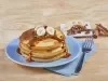 Hot cakes de plátano con canela