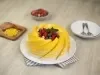 Gelatina de tres leches con elote