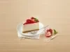 Tarta de arroz con leche y fresas