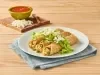 Tacos de vegetales con queso