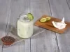 Agua de limón, tuna y chía
