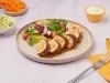 Pechuga Rellena de Requesón con Verduras