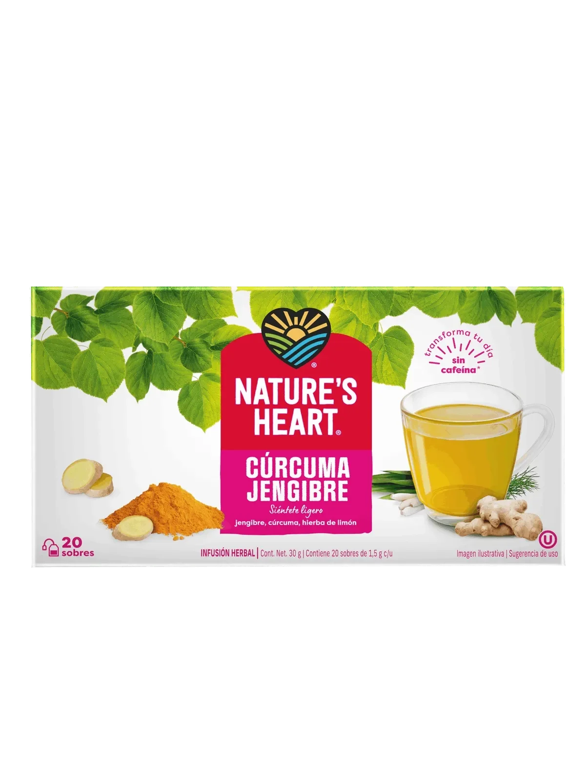 Nature's Heart® Té Cúrcuma Jengibre