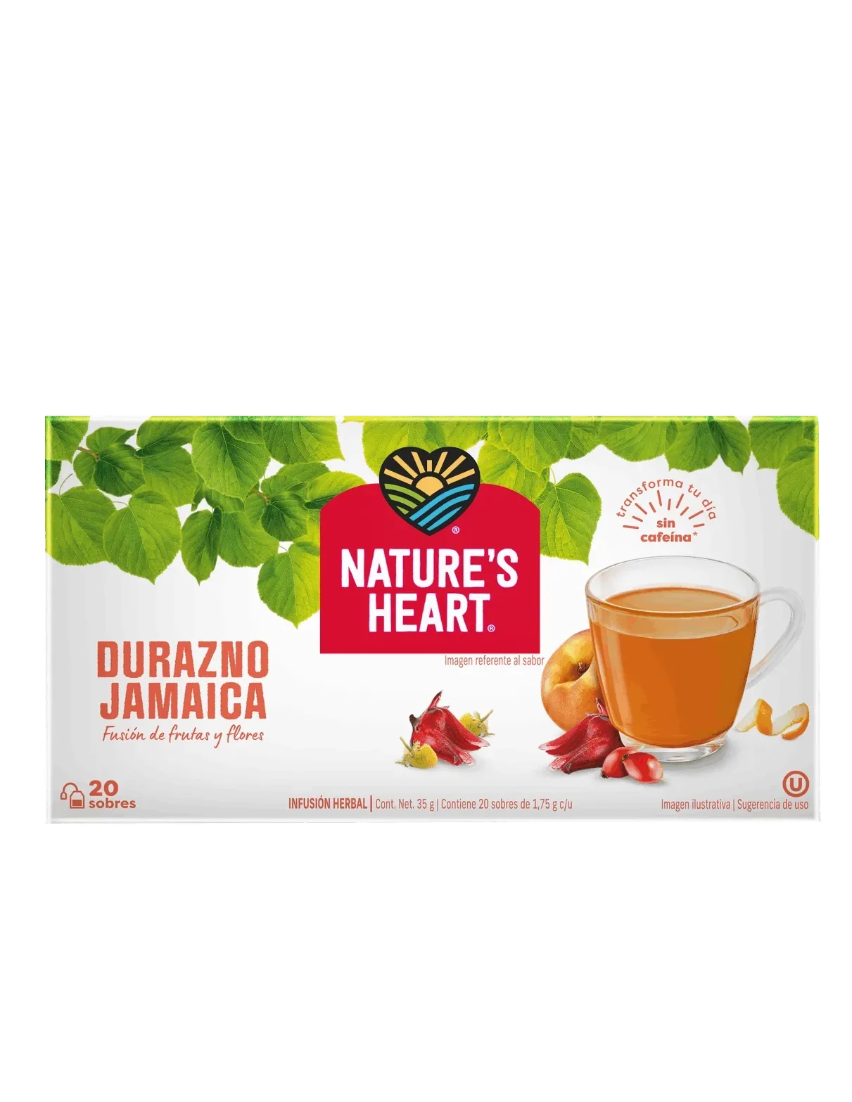 Nature's Heart® Té Durazno Jamaica