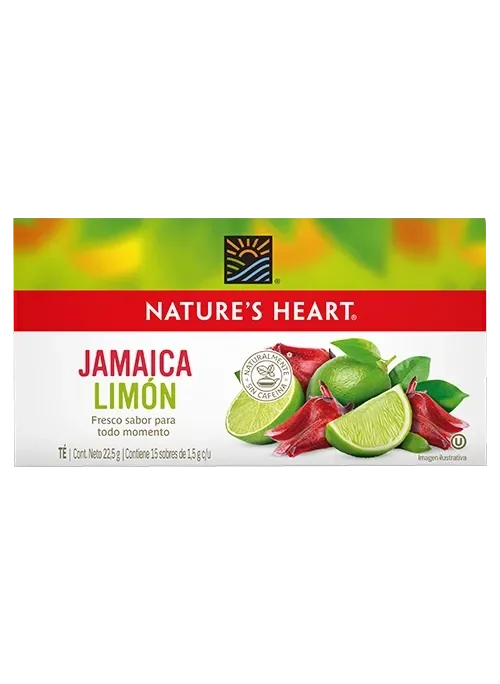 Nature's Heart® Té Jamaica Limón