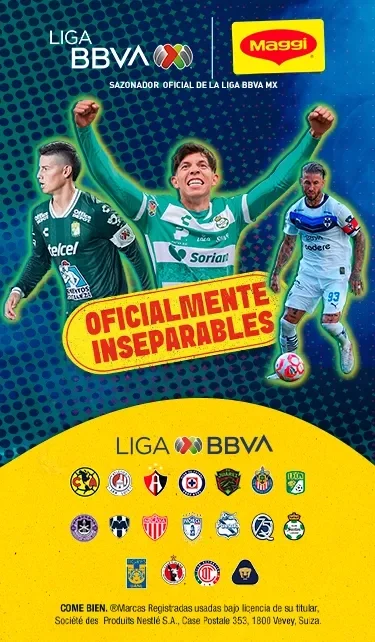 Maggi Oficialmente Inseparable de la liga BBVA 