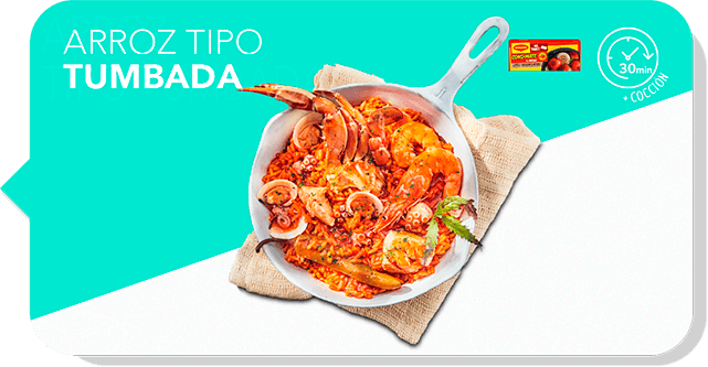 Arroz tipo tumbada