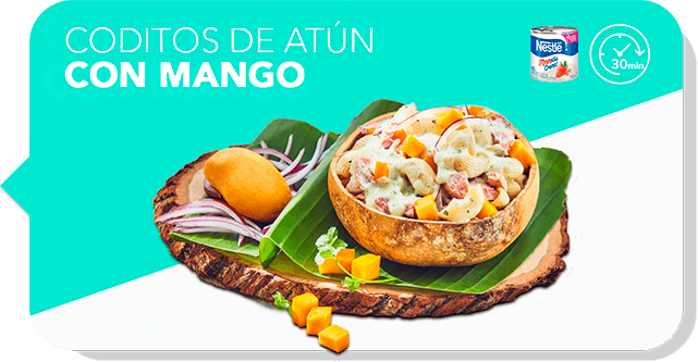 Coditos de Atún con Mango